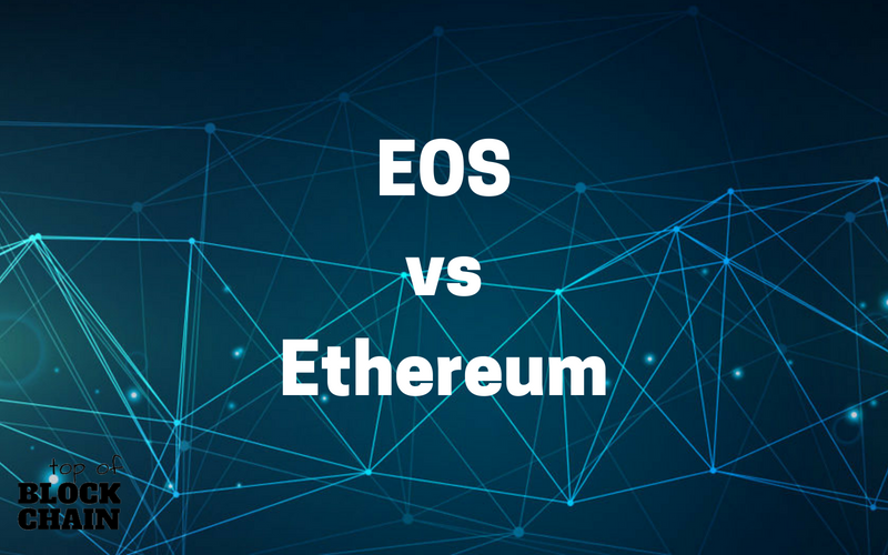 eos blockchain versus ethereum